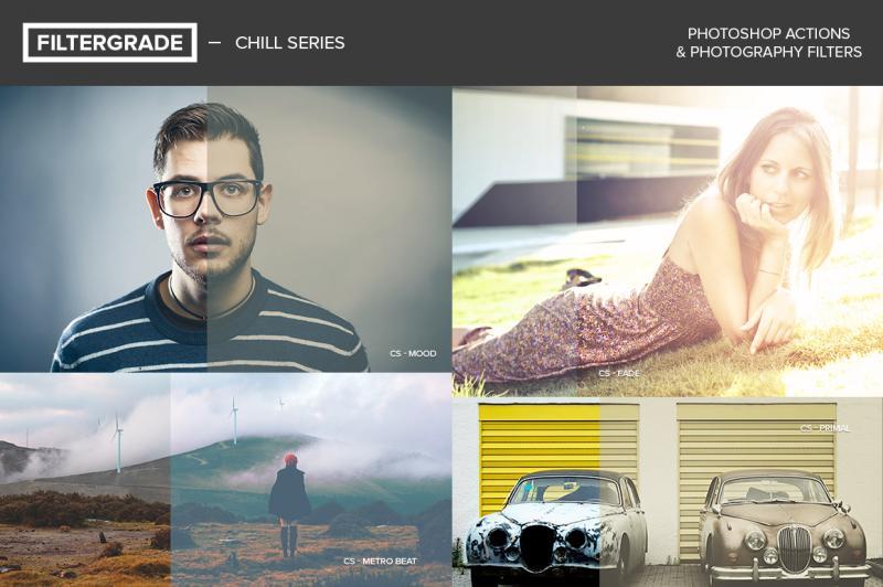 [CreativeMarket] Чили серия фотошоп экшены / FilterGrade Chill Series Photoshop Actions