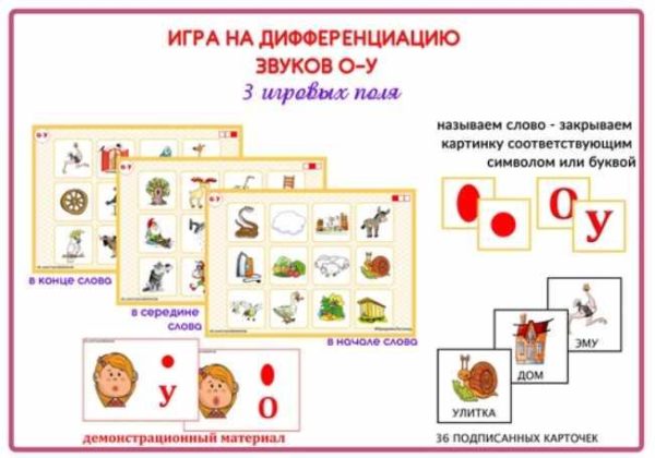 [razvdeteimsk] Цепочки О-У. Дифференциация гласных звуков О-У (Наталья Грицуник)